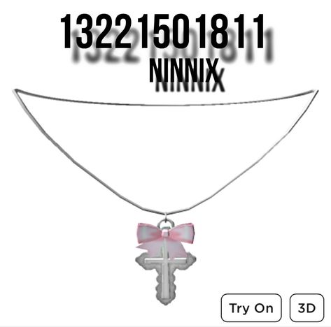 Pink Cross Necklace, Brookhaven Codes, Life Code, Bloxburg Codes, Roblox Code, Clothing Studio, 2000s Clothes, Roblox 3, Pink Cross