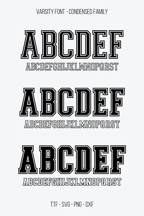 Varsity Condensed Font TTF Family College Font, Jersey Font, Varsity Font, Condensed Font, Alphabet Font, Old English Font, Gothic Fonts, Signature Fonts, Favorite Fonts