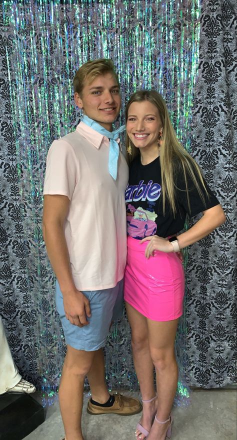 Barbie And Ken Spirit Week, Ken Outfit Halloween, Ken And Barbie Costume, Barbie And Ken Costume Couple, Ken Outfits, Barbie And Ken Costume, Halloween Couples Costumes, Ken And Barbie, Costume Couple