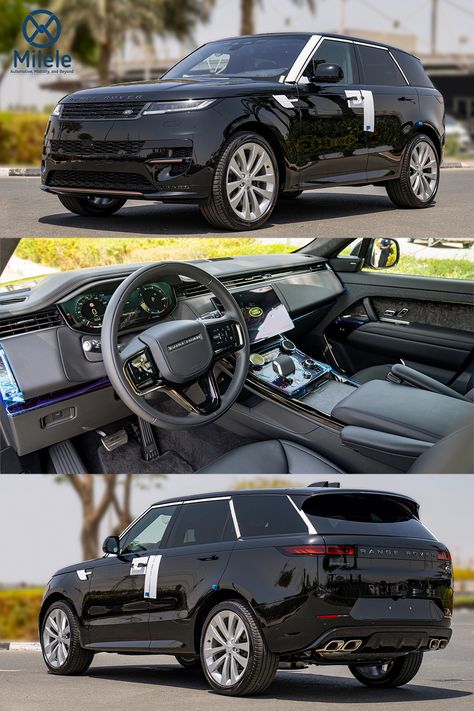 (LHD) RANGE ROVER SPORT FIRST EDITION P530 AT MY2023 – BLACK Range Rover Top Model, Range Rover Vogue Autobiography, Car Tattoo Design, Rover Ranger, Dream Cars Lexus, New Range Rover Sport, Wallpapers Cars, Land Rover Sport, Most Luxurious Car