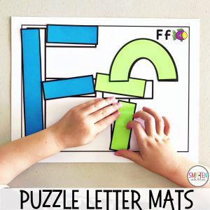 Fine Motor Letter and Number Mats Letter Building, Alphabet Letter Activities, Kindergarten Letters, Letter Sound, Abc Activities, Preschool Fine Motor, Preschool Literacy, Alphabet Activities Preschool, Teaching Letters