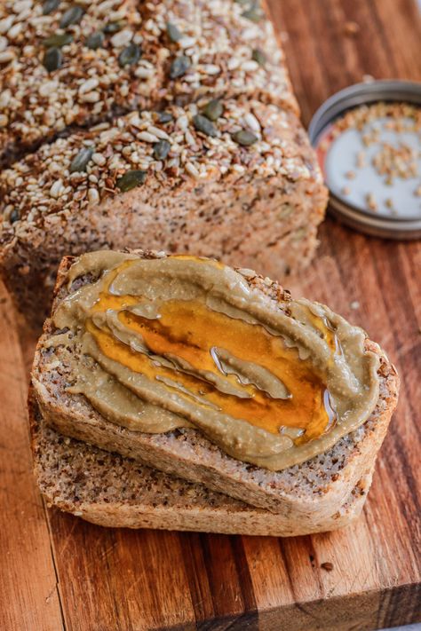 Seeded Bread Recipes, Quinoa Seeds, Buckwheat Groats, Bread Tin, Seed Bread, Loaf Recipes, Bread Ingredients, Gluten Free Oats, Gluten Free Bread