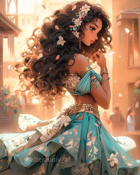 Jasmine Art, Black Pfp, Neural Art, Mixed Art, Disney Princess Fan Art, Animation Artwork, Japon Illustration, Arte Disney, Girly Art Illustrations