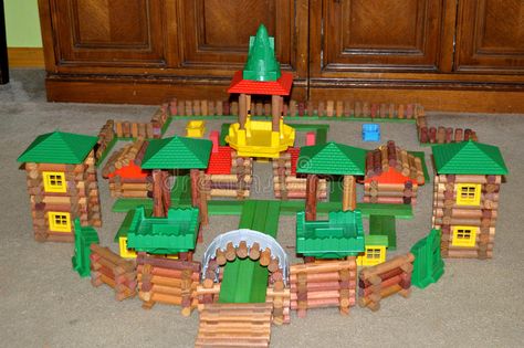 Download Lincoln Log Toy Castle stock image. Image of architect - 49483055 Lincoln Logs Ideas, Logs Ideas, Photographer Profile, Toy Castle, Lincoln Logs, Photography Pictures, Baby Hacks, Old Toys, Wooden Toy Car