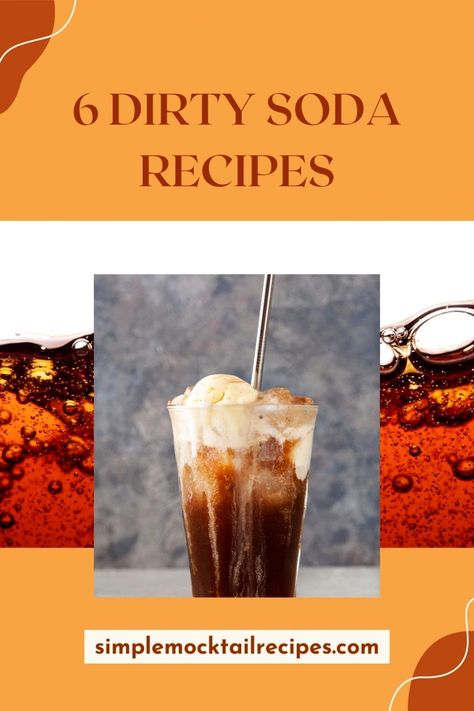 What the heck is a dirty soda and why do you keep seeing it on social media? Get the dirt on this trending drink and try 6 easy recipes at home. Dirty Pepsi Recipes, Dirty Pop Recipes, Dirty Drinks From Sonic, Dirty Coke Recipe, Dirty Soda Recipes Sprite, Sonic Dirty Soda Recipes, Soda Shop Recipes, Dirty Soda Bar Recipes, Soda Recipes Drinks