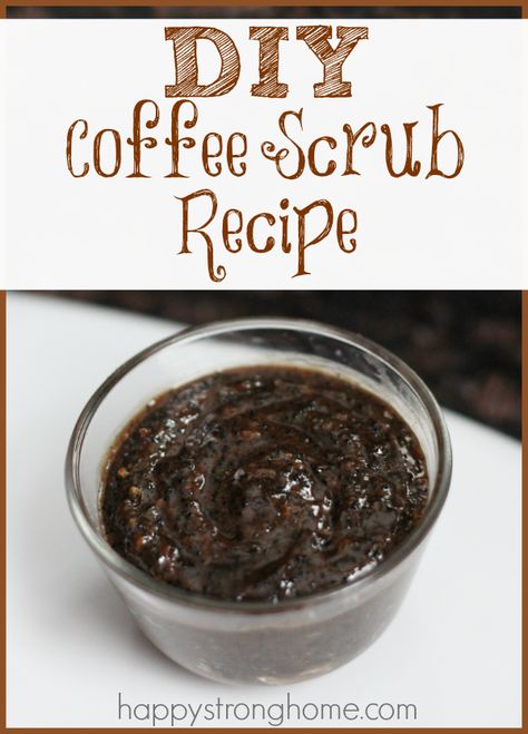 DIY Coffee Scrub Recipe Easy Diy Scrub, Diy Coffee Scrub, Coffee Scrub Recipe, Homemade Coffee Scrub, Scrub Recipe Diy, Used Coffee Grounds, Face Scrub Recipe, Coffee Sugar Scrub, Homemade Gift Idea