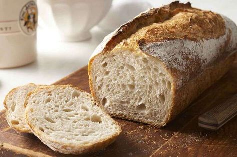 No-Knead Sourdough Bread | King Arthur Baking: Full-flavored sourdough bread made with minimal effort and a ripe (fed) starter. No Knead Sourdough, A Loaf Of Bread, Leftover Bread, King Food, Loaf Of Bread, Sourdough Baking, Sourdough Bread Recipe, King Arthur Flour, No Knead