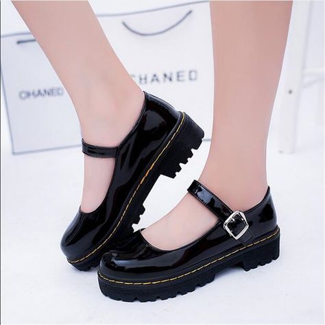 Cheap Shoes, Buy Quality Novelty & Special Use Directly from China Suppliers:LoveLive Student Lolita Shoes College Girl Shoes Commuter Uniform Shoes PU Leather Shoes A793 Enjoy ✓Free Shipping Worldwide! ✓Limited Time Sale ✓Easy Return. Japanese Student, College Shoes, Dating Ideas, Internet Dating, Dr Shoes, Kawaii Shoes, Mid Heel Shoes, Braided Hair, Aesthetic Shoes