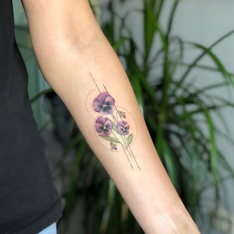 Pansy Butterfly Tattoo, Pansy Bouquet Tattoo, Fine Line Pansy Tattoo, Pansy Flower Tattoo, Tattoo Doodles, Pansy Tattoo, Botanical Tattoos, Bouquet Tattoo, Floral Tattoos