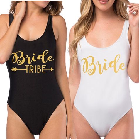 Cheap Body Suits, Buy Quality Sports & Entertainment Directly from China Suppliers:Solid Swimwears Women One Piece Swimsuit Bride Tribe Front&Back Print Bodysuit Bachelor Party Bikini Fun Bathingsuit Female Enjoy ✓Free Shipping Worldwide! ✓Limited Time Sale ✓Easy Return. Retro Bathing Suits, Body Suits, Women Bathing, Print Swimwear, Bride Tribe, Swimsuits High Waisted, Team Bride, Plus Size Swimsuits, Womens Bathing Suits