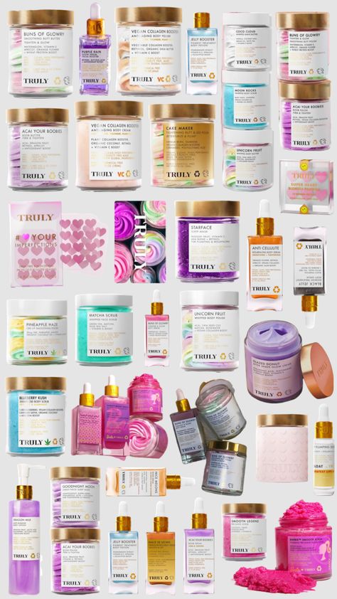 truly Collagen Booster, Shower Skin Care, Perfect Skin Care Routine, Bath And Body Care, Body Care Routine, Perfect Skin, Purple Rain, Orange Flowers, Skin Care Products