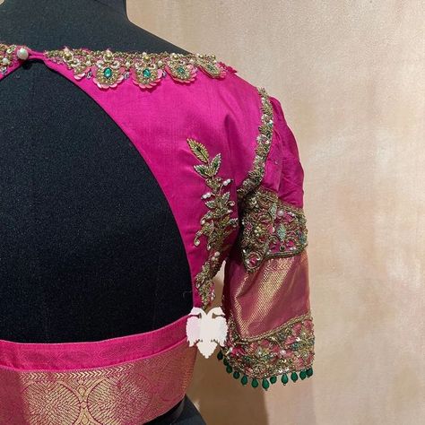 Blouse Designs Hand Work, Mysore Silk Saree Blouse Designs, French Blouse, Saree Bluse, Latest Bridal Blouse Designs, Best Blouse Designs, Mysore Silk Saree, Aari Blouse, Mysore Silk