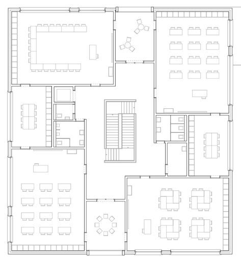 Classroom Floor Plan, School Building Plans, Classroom Architecture, Office Building Plans, School Floor Plan, Classroom Interior, School Building Design, Classroom Planning, Commercial And Office Architecture