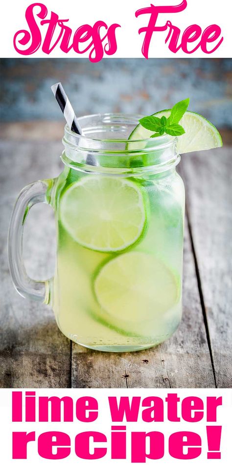 Using lime or lemon to flavor water doesn't just give your water some fresh taste, it's also great for your digestion. But you might not always have a fresh lime or lemon at your fingertips.  In this article, you'll find the easy, stress free way to drink lime water with this Stress Free Lime Water Recipe! Lime Diffuser Blends, Lime Water Benefits, Lime Water Recipe, Lemon Lime Water, Flavor Water, Lime Wash Brick, Lemon Water Before Bed, Pantone Green, Lime Green Nails