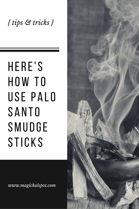 In this article, we'll learn How to Use Palo Santo Smudge Sticks properly and how to attract the benefits this sacred wood brings. How To Use Palo Santo, How To Use Palo Santo Sticks, How To Burn Palo Santo Wood, Palo Santo Smudging, Smudging Sage, Cleansing Spells, Wicca Herbs, Sage Benefits, Herbal Witch