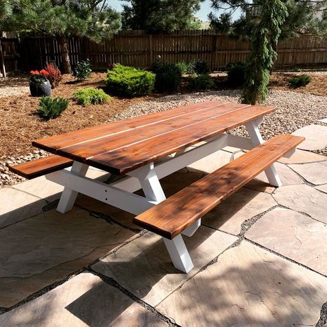 Deck With Picnic Table, Trex Deck Picnic Table, Long Picnic Table, Park Picnic Table, Picnic Table With Backrest, Childs Picnic Table, Bbq Table, Adirondack Style, Picnic Tables