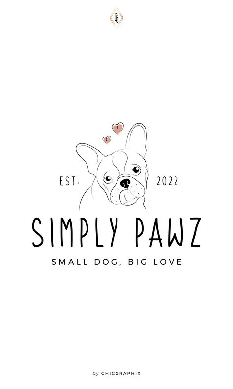 This pre-made pet logo design is perfect for pet shops, pet groomers, veterinary clinics and many more! It will give your business a professional and elegant look. #petlogo #doglogo #pawlogo #doggroomer #petshop #petsalon #premadelogo #veterinarylogo #dogwalking Veterinary Logo, Pet Shop Logo, Paw Logo, Logo Dog, Pet Logo, Logo Animal, Dog Groomer, Pet Logo Design, Dog Logo