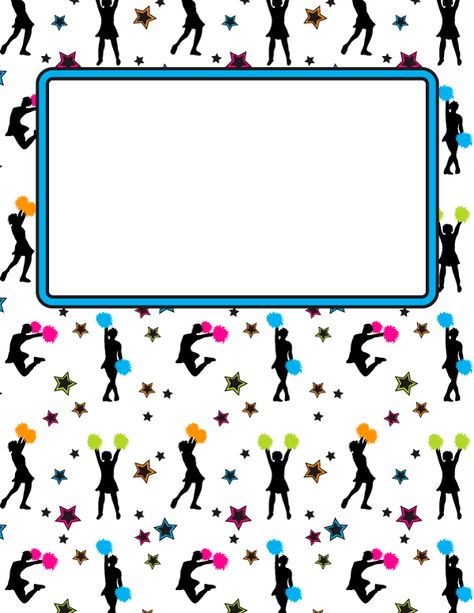 Free printable cheerleading binder cover template. Download the cover in JPG or PDF format at http://bindercovers.net/download/cheerleading-binder-cover/ Binder Covers Free, Binder Printables Free, School Binder Covers, Binder Cover Templates, Binder Covers Printable, School Binder, Binder Cover, Cover Templates, Teacher Binder