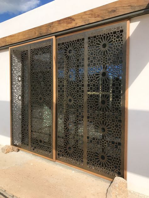 Kitchen Screen, Slider Door, Metal Doors, Lazer Cut, Backyard Diy, Metal Screen, Replace Door, Lasercut Design, Metal Door