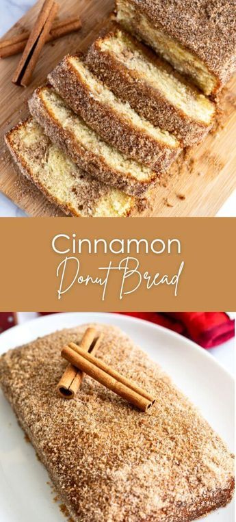 Cinnamon Donut Bread Autumn Quick Breads, Gf Cinnamon Bread, Things To Make With Biscuits, Cinnamon Donut Bread, Flavored Bread Recipes, Cinnamon Recipes Easy, Mayo Bread, Dessert Bread Recipes, Easy Cinnamon Bread