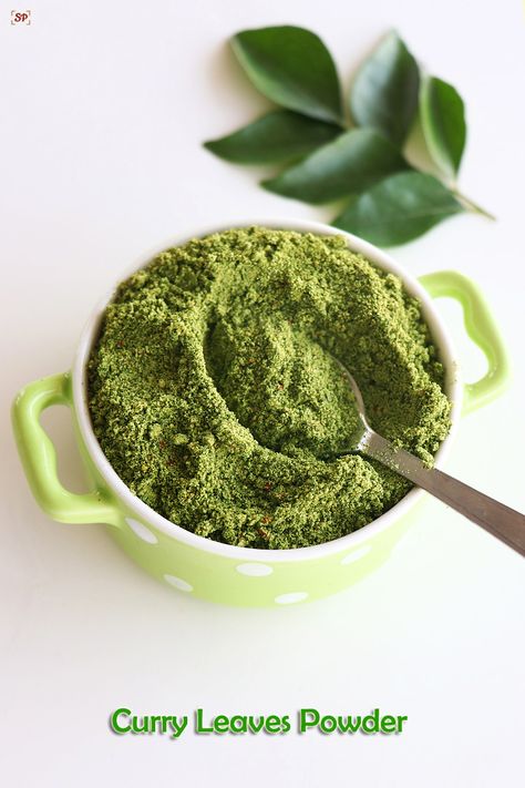 Curry Leaves Powder Curry Leaves Powder Recipe, Curry Leaves Powder, South Indian Sweets, White Chocolate Mousse Recipe, Podi Recipe, White Chocolate Shavings, Deserts Easy, White Chocolate Mousse, Chocolate Mousse Recipe