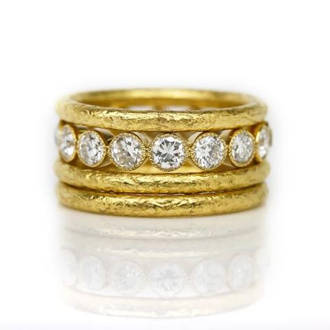 Jewelry - Diamond, Designer & Custom Jewelry San Diego – Tagged "stackable-rings" – Harold Stevens Yellow Gold Stacking Rings, European Cut Diamond Ring, Diamonds Rings, Antique Diamond Rings, Fine Diamond Jewelry, Ring Stack, Sparkling Rings, Ring Ideas, Diamond Simulant