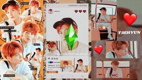 Sims 4 Cas Background, Cas Background, Txt Kpop, Loading Screen, Txt Taehyun, Sims 4 Cas, The Sims 4, The Sims, Sims 4