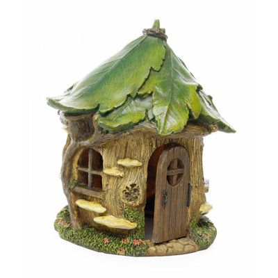 The Forest House by Woodland Knoll is sure to delight any fairy in your garden, and the new detail you will find every time you look at is sure to delight you! Ceramic Fairy, Garden Woodland, Gnome Village, Wheelbarrow Garden, Clay Fairy, Clay Fairy House, Clay Fairies, Lawn Ornaments, Elf House