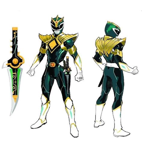 Sentai Concept Art, Parul Gulati, Armor Making, Power Rangers Poster, Lord Drakkon, Zeo Rangers, Ranger Armor, Green Power Ranger, Power Rangers Comic