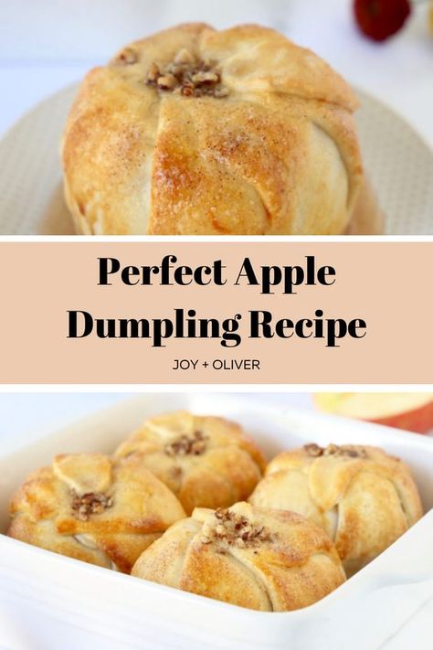 Apple Dumplings Recipe, Easy Apple Dumplings, Apple Dumpling Recipe, Apple Dumpling, Baked Apple Recipes, Apple Recipes Easy, Apple Dumplings, Dumplings Recipe, Apple Dessert Recipes