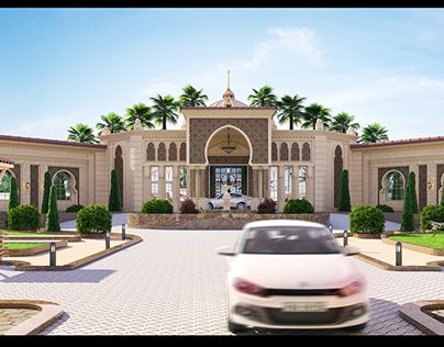 Andalusian Architecture, Mandap Design, Cultural Center, Master Plan, Landscape Architecture, Palace, Dubai, Villa, House Styles