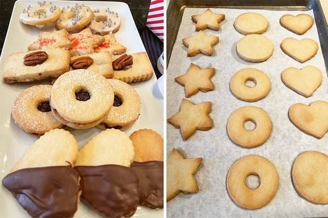 Ina Garten Shortbread Cookies, Traditional Shortbread Recipe, Shortbread Recipe Easy, Lemon Shortbread Cookies, Whipped Shortbread Cookies, Best Christmas Cookie Recipe, Shortbread Recipe, Christmas Cookie Recipes, Chocolate Cookie Dough