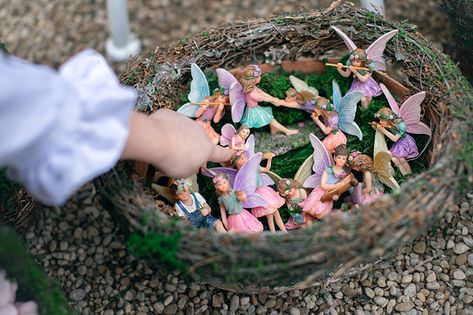 Fairy Garden Birthday Party Craft, 3rd Fairy Birthday Party, Fairy Obstacle Course, Fairy Backyard Party, Nature Fairy Birthday Party, Faerie Birthday Party, Fairy Scavenger Hunt For Kids, Fairy House Party, Fairy House Birthday Party