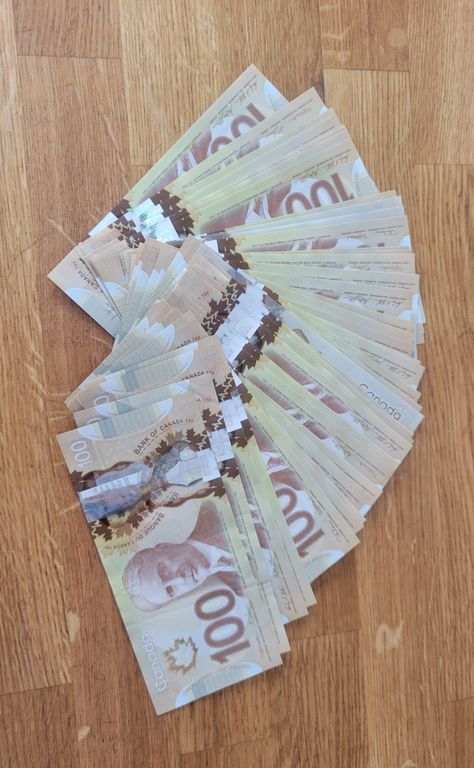 Canadian Money Aesthetic, Prosperity Consciousness, Manifest List, Money Counter, Billionaire Mindset, Canadian Money, Money Money Money, Canada Pictures, Cha Ching