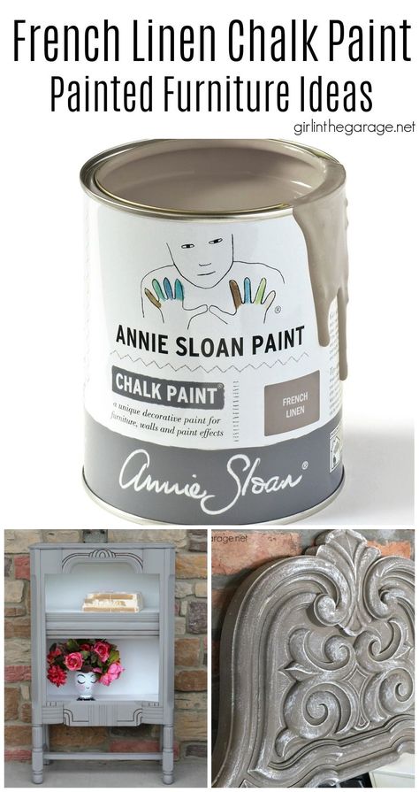 Chalk Paint Office Furniture, French Linen Chalk Paint Furniture Annie Sloan, Anne Sloan French Linen Painted Furniture, Annie Sloan French Linen Cabinets, Painting Over Chalk Paint, French Linen Painted Furniture, Anne Sloan Chalk Paint Colors, Annie Sloan French Linen Furniture, Annie Sloan Painted Furniture Ideas