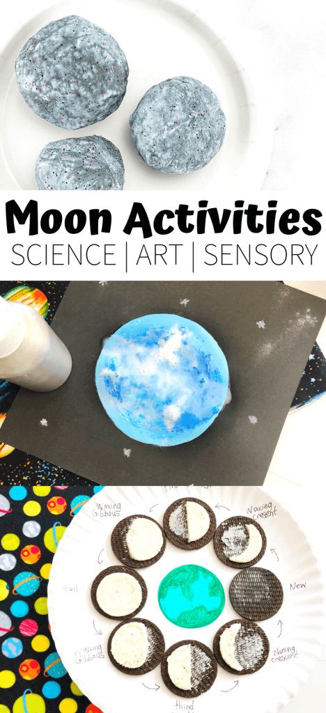 Space Activities For Kids | Little Bins for Little Hands Galaxy In A Jar, Oreo Moon Phases, 100 Days Of Summer, Summer Stem Activities, Camp Themes, September Ideas, Space Activities For Kids, Moon Activities, Galaxy Jar