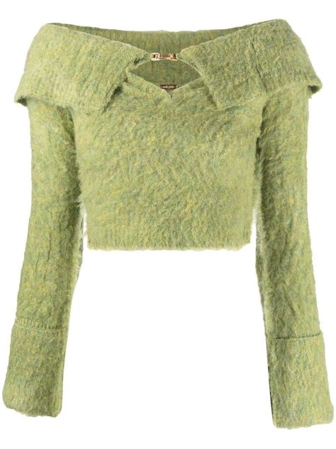 Off The Shoulder Top Outfit, Outfit Korean, Harry Styles Cute, Preppy Girl, Sweater Vest Women, Knitted Tops, Pine Green, Cult Gaia, Knitted Top