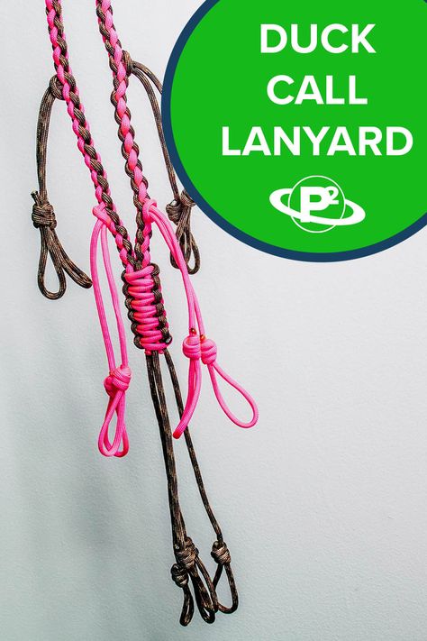 How To Make A Duck Call Lanyard, Paradors Lanyard, Diy Duck Call Lanyard, Paracord Duck Call Lanyard Diy, Paracord Duck Call Lanyard, Duck Call Lanyard Diy, Things To Make With Paracord, Paracord Lanyard Diy Tutorials, Duck Lanyard