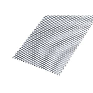 This raw steel stretched metal sheet has 10 x 5.8mm grille spaces. Perforated Plate, Perforated Steel, Gym Ideas, Diy And Home Improvement, Raw Steel, Metal Sheet, Aluminium Sheet, Metal Plate, Building Materials