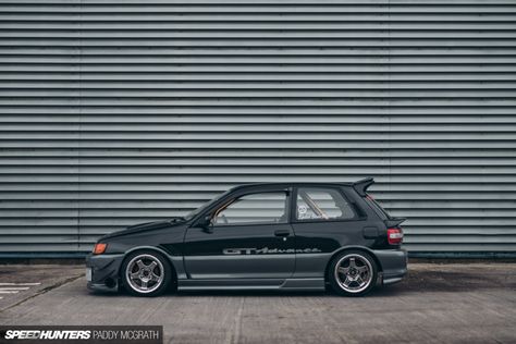 Ep82 Starlet, Toyota Starlet Gt Turbo, Starlet Toyota, Car 90s, Toyota Starlet, Hatchbacks, Car Tattoos, Unsung Hero, Hot Hatch