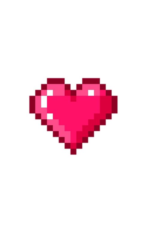 Minecraft Heart, Ipad Layout, Baby Boy Art, Pixel Heart, Disney Princess Fan Art, Tiny Cross Stitch, Easy Pixel Art, Pixel Drawing, Pix Art