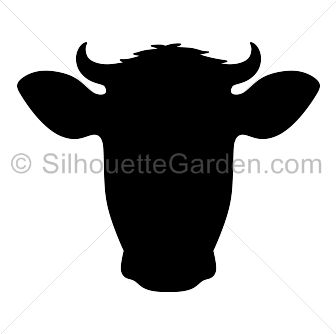 Cow Head Silhouette, Longhorn Silhouette, Cow Silhouette, Cow Craft, Animal Cutouts, Head Silhouette, Farm Logo, Silhouette Clip Art, Cow Head