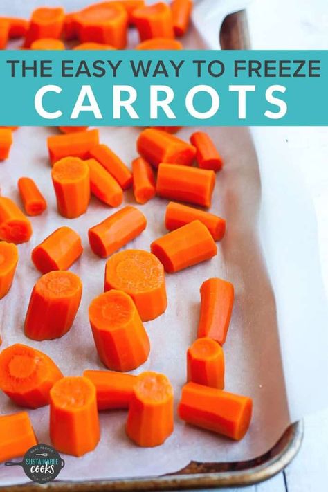 How To Freeze Carrots From The Garden, How To Freeze Fresh Carrots, Freezing Celery How To, Freezer Carrots, Freezer Potatoes, How To Freeze Carrots, Freeze Celery, Freeze Veggies, How To Freeze Celery