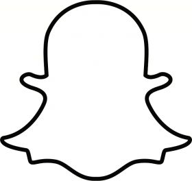 Snapchat Ghost, Ghost Outline, Logo Moodboard, Cool Car Stickers, Snapchat Logo, Ghost Logo, Mobile Logo, Snapchat Icon, Phone Logo