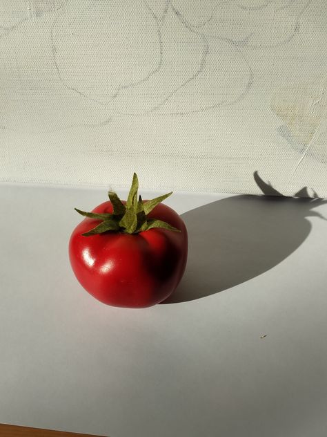 Shading Reference Photo, Still Life Photography For Painting, Tomato Reference Photo, Still Life One Object, Photography Objects Still Life, Art Reference Still Life, Simple Still Life Reference, Still Life Images Photography, Still Life Fruit Reference