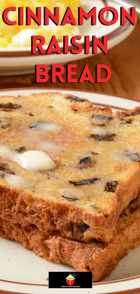 Bread Machine Recipes Easy Cinnamon Raisin, Almond Bread Machine Recipes, Best Cinnamon Raisin Bread Recipe, Bread Recipe Oven, Cinnamon Bread Recipes, Cinnamon Rasin Bread, Raisin Cinnamon Bread, Rasin Bread, Easy Cinnamon Bread