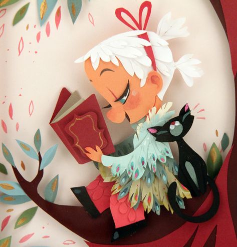 Legendary Beauties by Brittney Lee and Lorelay Bové - Nucleus | Art Gallery and Store Brittany Lee, Brittney Lee, Cut Out Art, Gif Disney, Paper Cutout Art, 3d Paper Art, Raffle Prizes, Art Origami, Reading Art