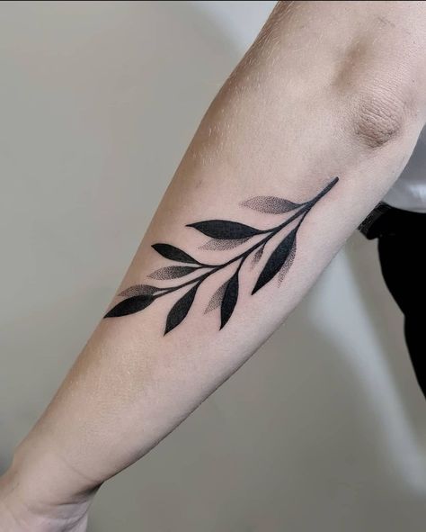 Dotwork Leaf Tattoo, Negative Space Leaves Tattoo, Old School Leaf Tattoo, Flower Shadow Tattoo, Dark Leaf Tattoo, Dark Vine Tattoo, Dark Leaves Tattoo, Dark Tattoo Cover Up, Solid Black Tattoo Cover Up