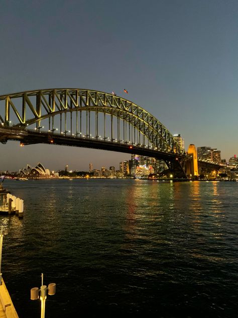 #sydneyharbourbridge #sunset #aesthetic #citylights Sydney Aesthetic, Australia Pictures, Cute Laptop Wallpaper, Sunset Aesthetic, Future City, Sydney Harbour Bridge, Laptop Wallpaper, Sydney Australia, City Life