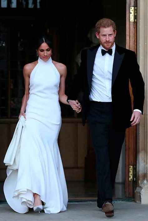 Royal brides' hidden wedding shoes revealed: Meghan Markle, Zara Tindall & more - Photo 5 Camila Parker, Estilo Meghan Markle, Meghan Markle Wedding Dress, Debut Dresses, Satin Wedding Dresses, 2nd Wedding Dresses, Meghan Markle Wedding, Ethical Wedding, White Patio